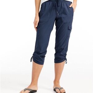 LL Bean cropped Vista Camp Pants S